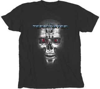 Terminator Endoskeleton Face Washed T-shirt