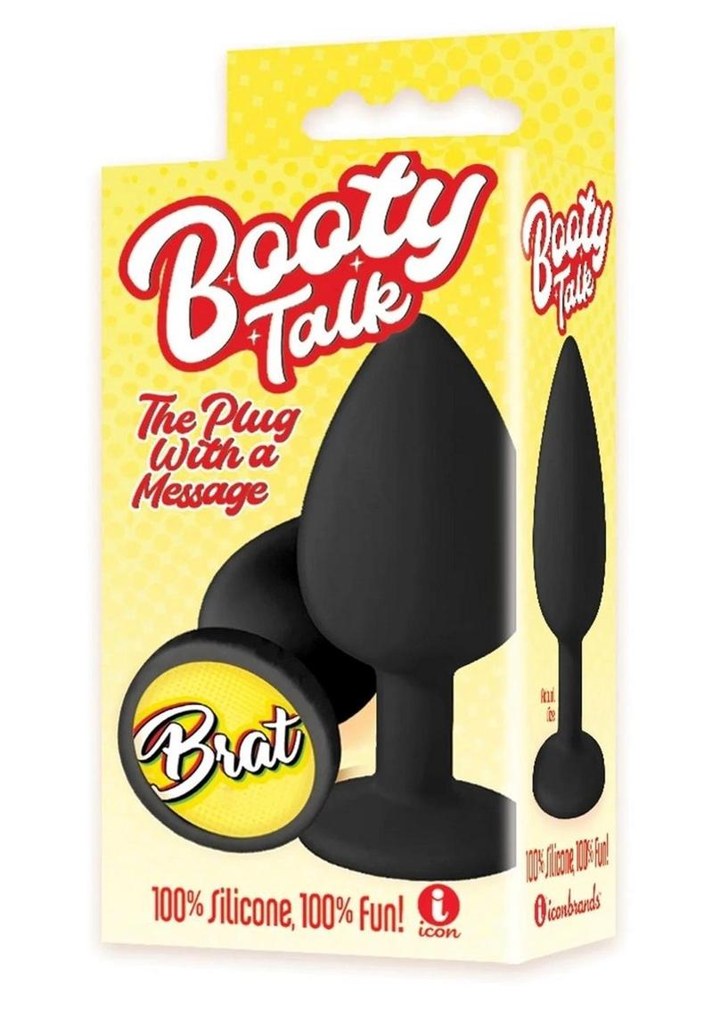 Booty Talk Silicone Butt Plug Brat