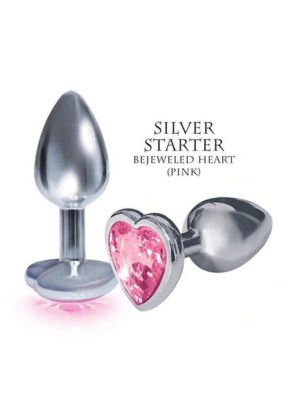 The Silver Starter Anodized Stainless Steel Butt Plug