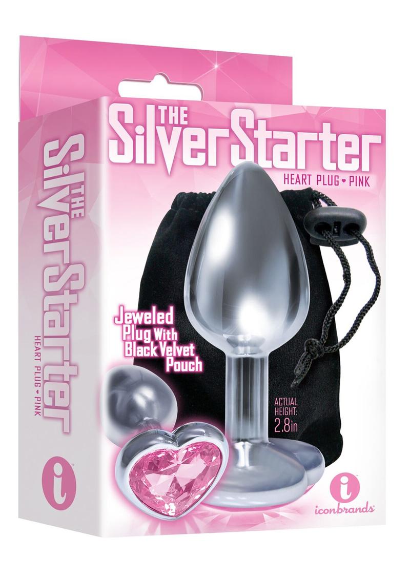 The Silver Starter Anodized Stainless Steel Butt Plug