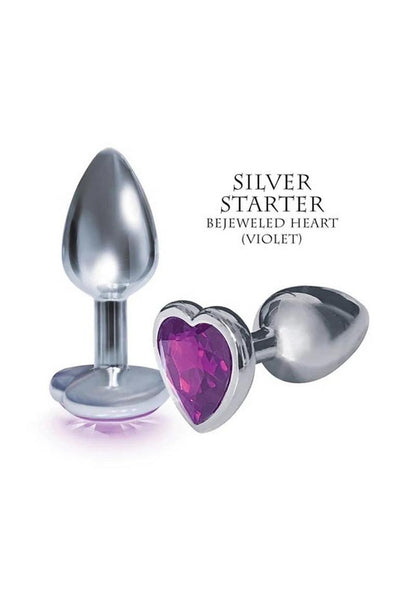 The Silver Starter Anodized Stainless Steel Butt Plug
