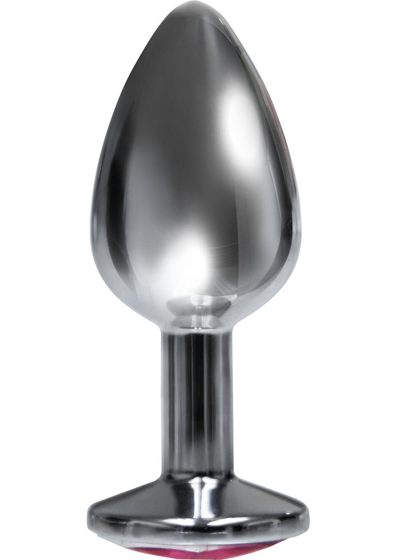 The Silver Starter Bejeweled Stainless Steel Plug