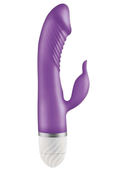 Luxe Purity Silicone Stimulator Vibrating Dildo