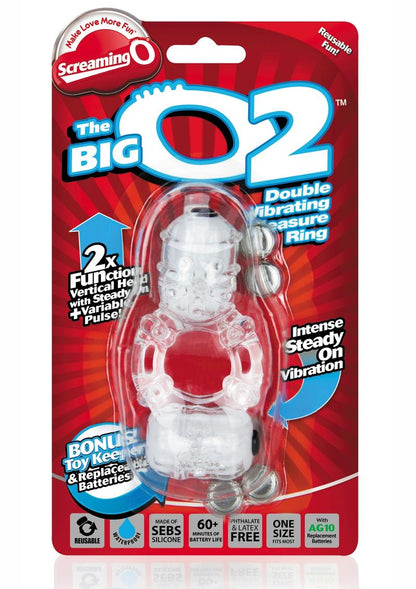 The Big O2 Double Vibrating Pleasure Ring