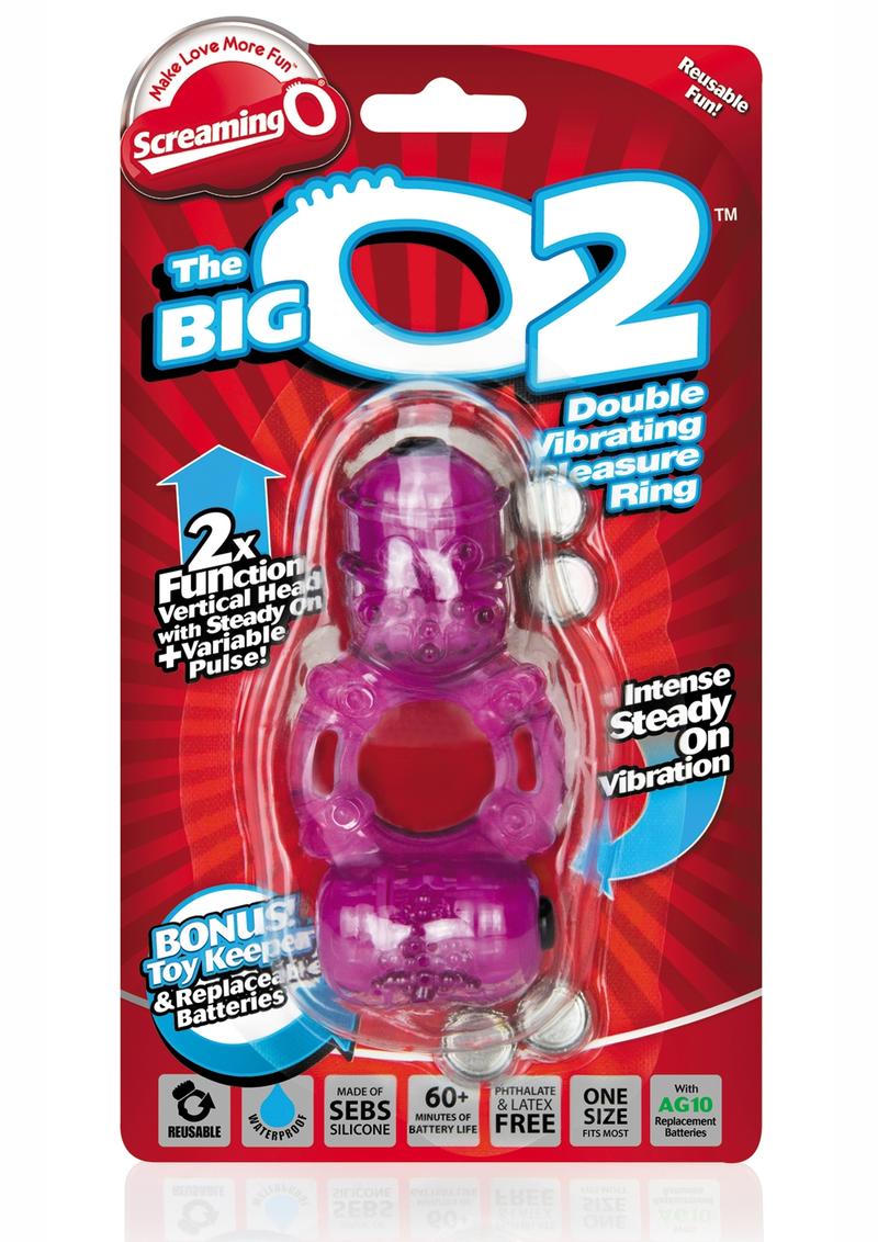 The Big O2 Double Vibrating Pleasure Ring
