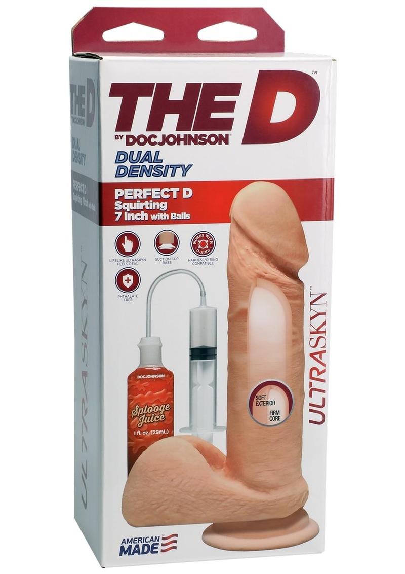 The D Perfect D Ultraskyn Squirting Dildo