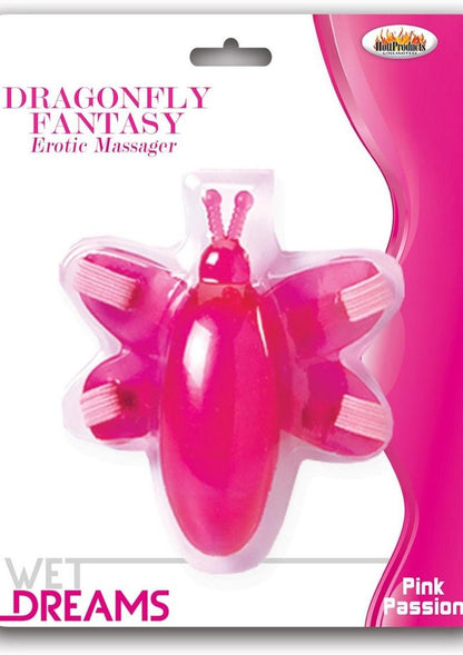 Dragonfly Fantasy Erotic Massager Pink Passion