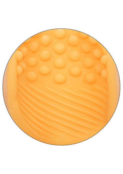 The Gripper Dual Grip Masturbator Beaded And Rippled Spiral Texture