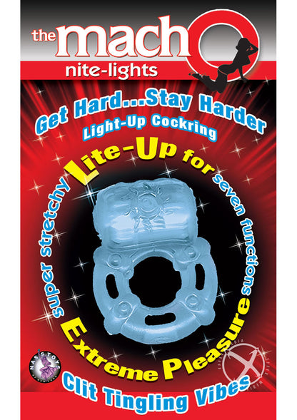Macho Nite Lights Vibrating Cock Ring