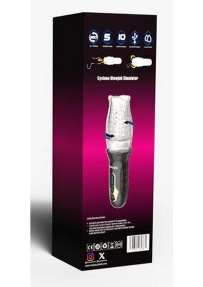 The Male Rose Gawk Gawk 3000 Rechargeable Rotating Masturbator