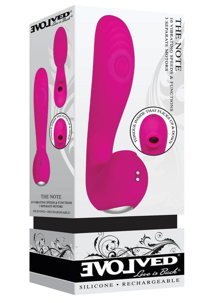 Evolved The Note Rechargeable Silicone G-Spot Stimulator Vibrator