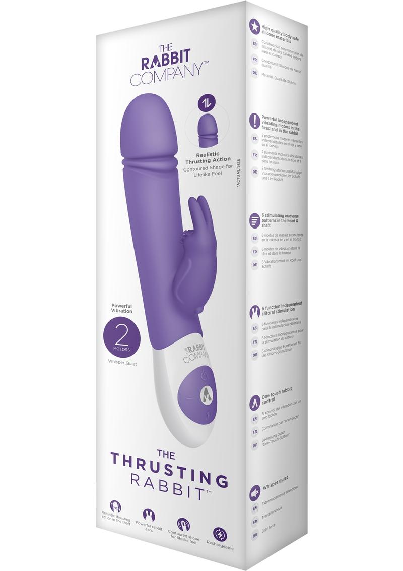 Rechargeable The Thrusting Rabbit Vibrator With Clitoral Stimulation