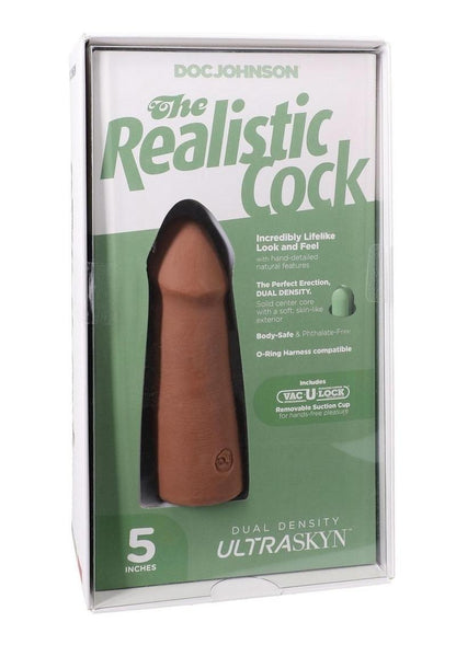Realistic Cock Ultraskyn Removable Vac-U-Lock Suction Cup