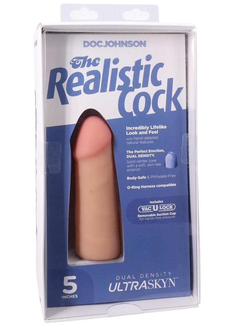Realistic Cock Ultraskyn Removable Vac-U-Lock Suction Cup