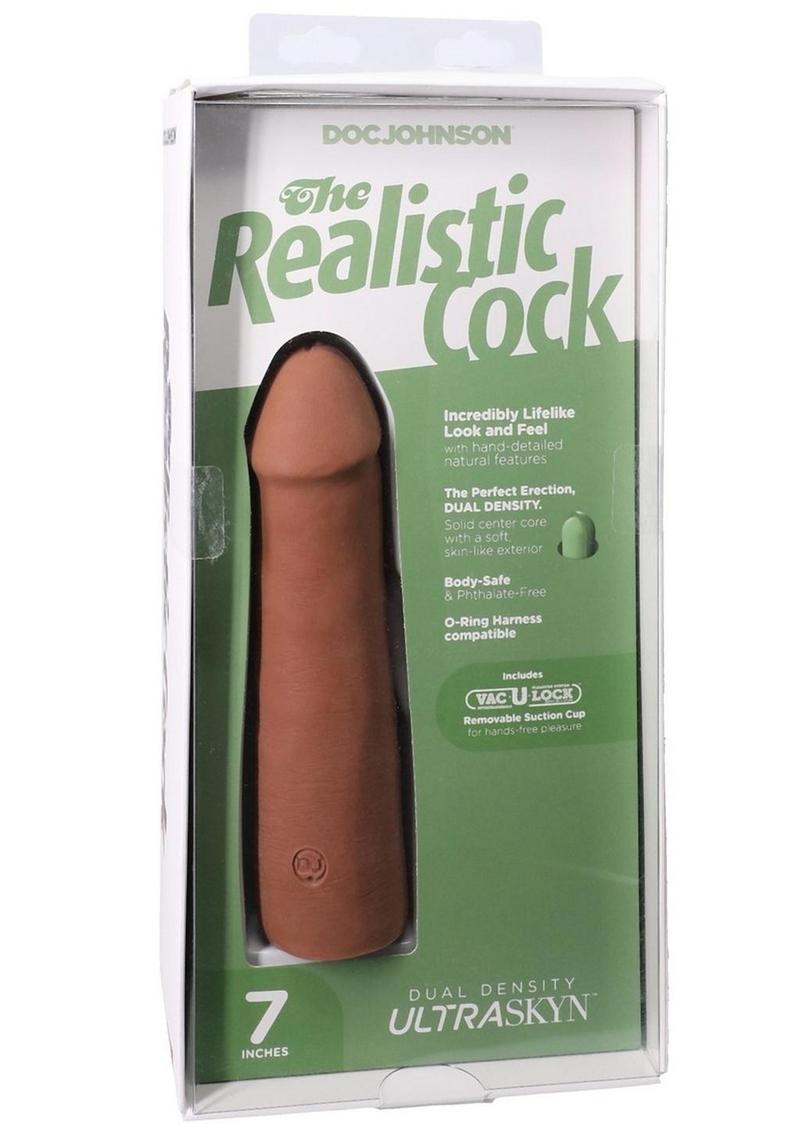 Realistic Cock Ultraskyn Removable Vac-U-Lock Suction Cup
