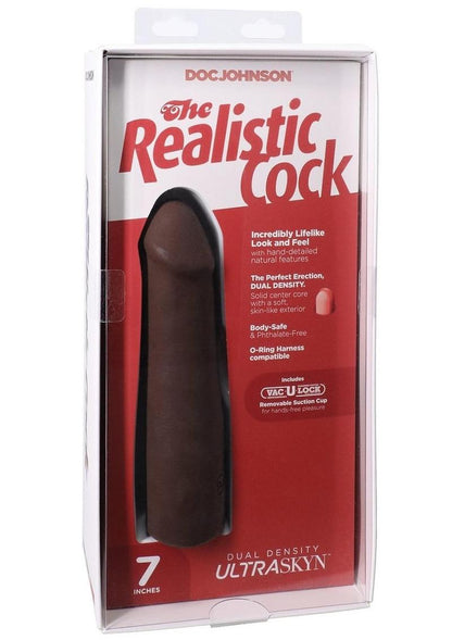 Realistic Cock Ultraskyn Removable Vac-U-Lock Suction Cup