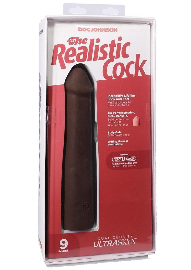 Realistic Cock Ultraskyn Removable Vac-U-Lock Suction Cup