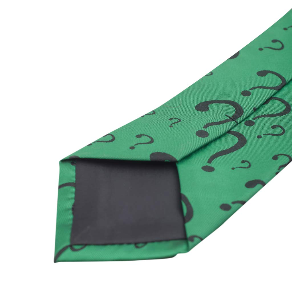 The Riddler Villain Tie Halloween Costume Accessory