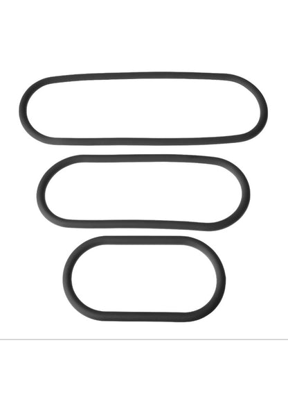 XPlay Wrap Ring Silicone Slim 3-Pack Mixed Sizes