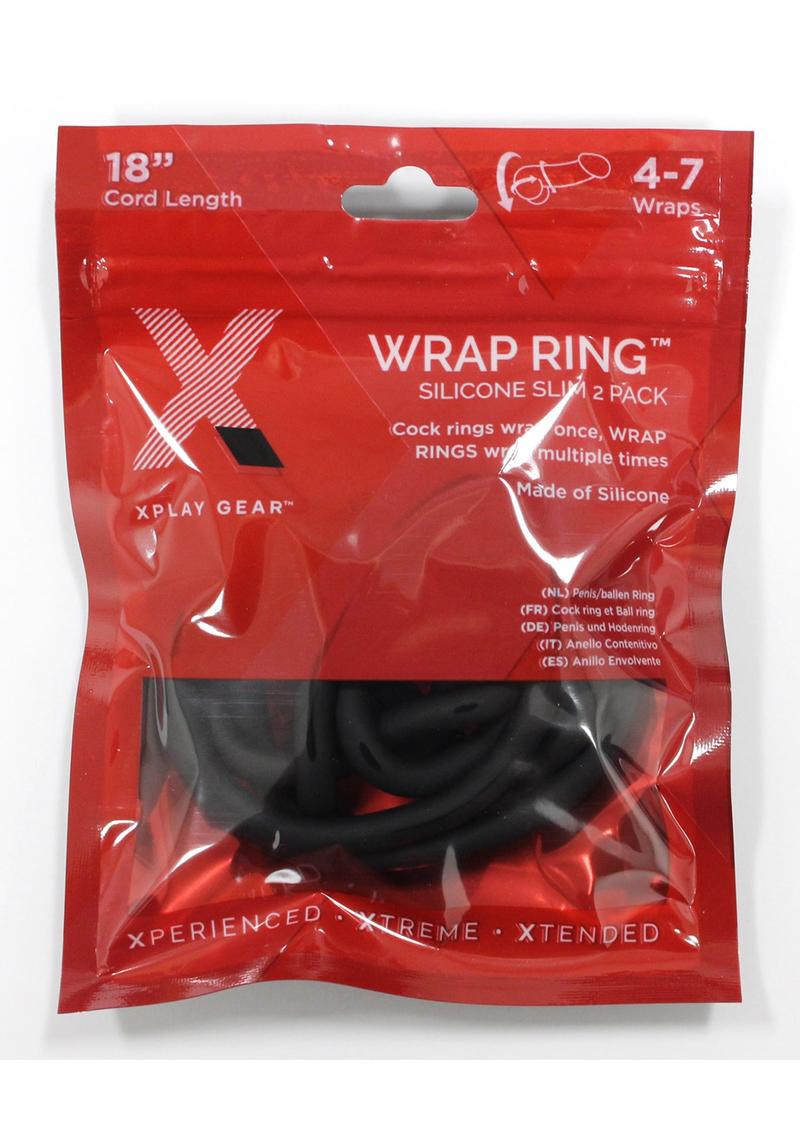 XPlay Wrap Ring Silicone Slim 2-Pack for Customizable Cock Rings