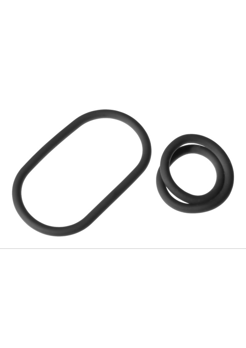 XPlay Wrap Ring Silicone Slim 2-Pack for Customizable Cock Rings