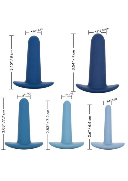 They-ology Wearable Anal Training Set 5-Piece Graduated Silicone