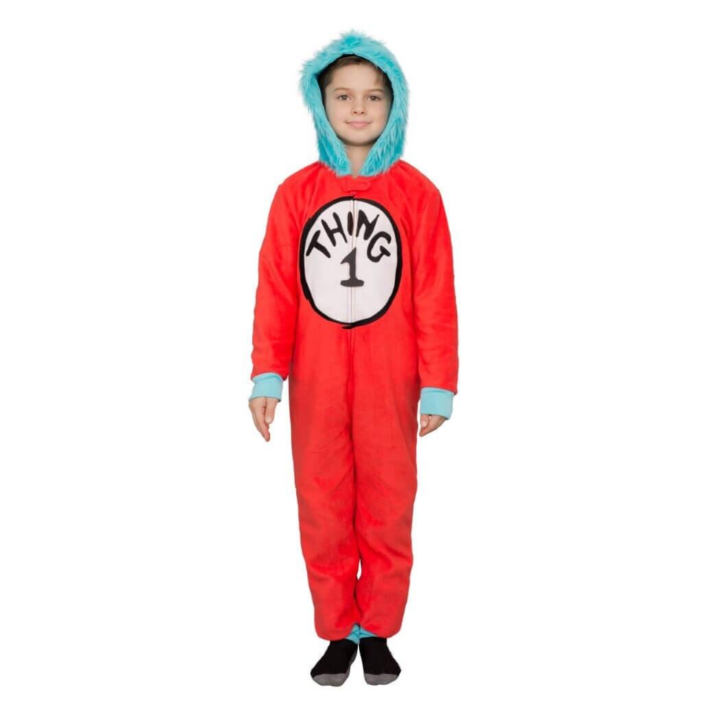 Thing 1 to 6 Interchangeable Patches Kids Union Suit