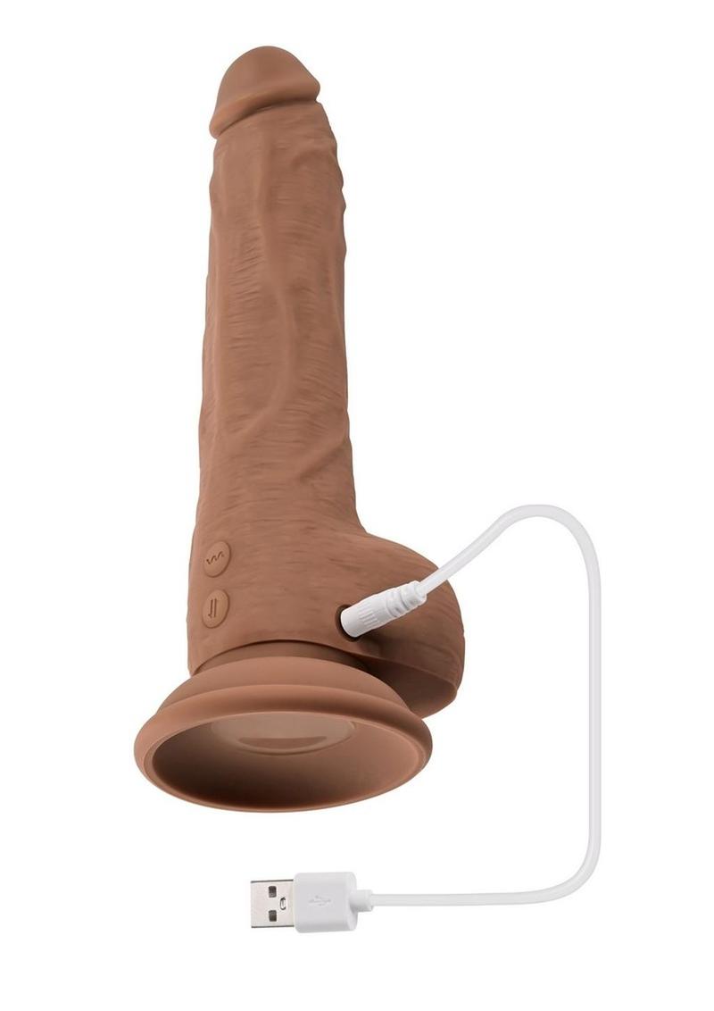 Thrust In Me Realistic Rechargeable Thrusting Remote Control Vibrator