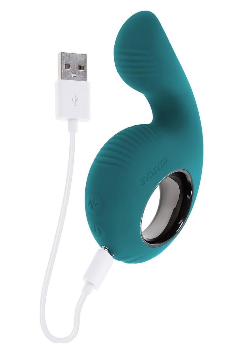 Evolved Thumbs Up – Rechargeable Silicone Vibrator