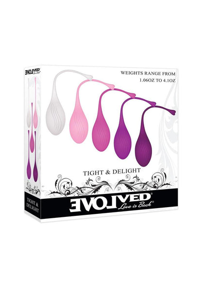 Evolved Tight And Delight Silicone Weighted Kegel Balls