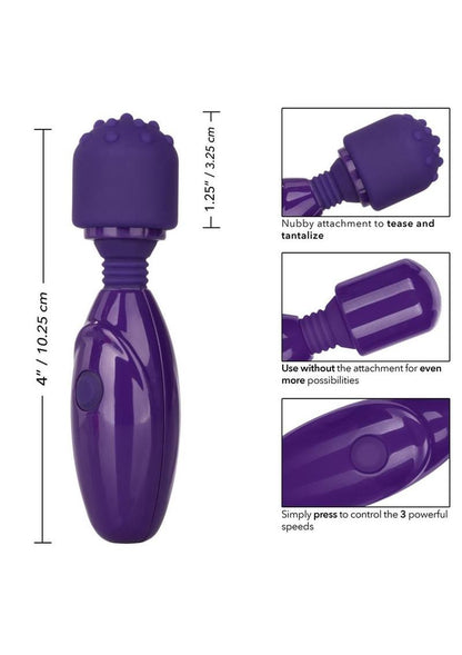 CalExotics Tiny Teasers Nubby USB Rechargeable Mini Vibrator