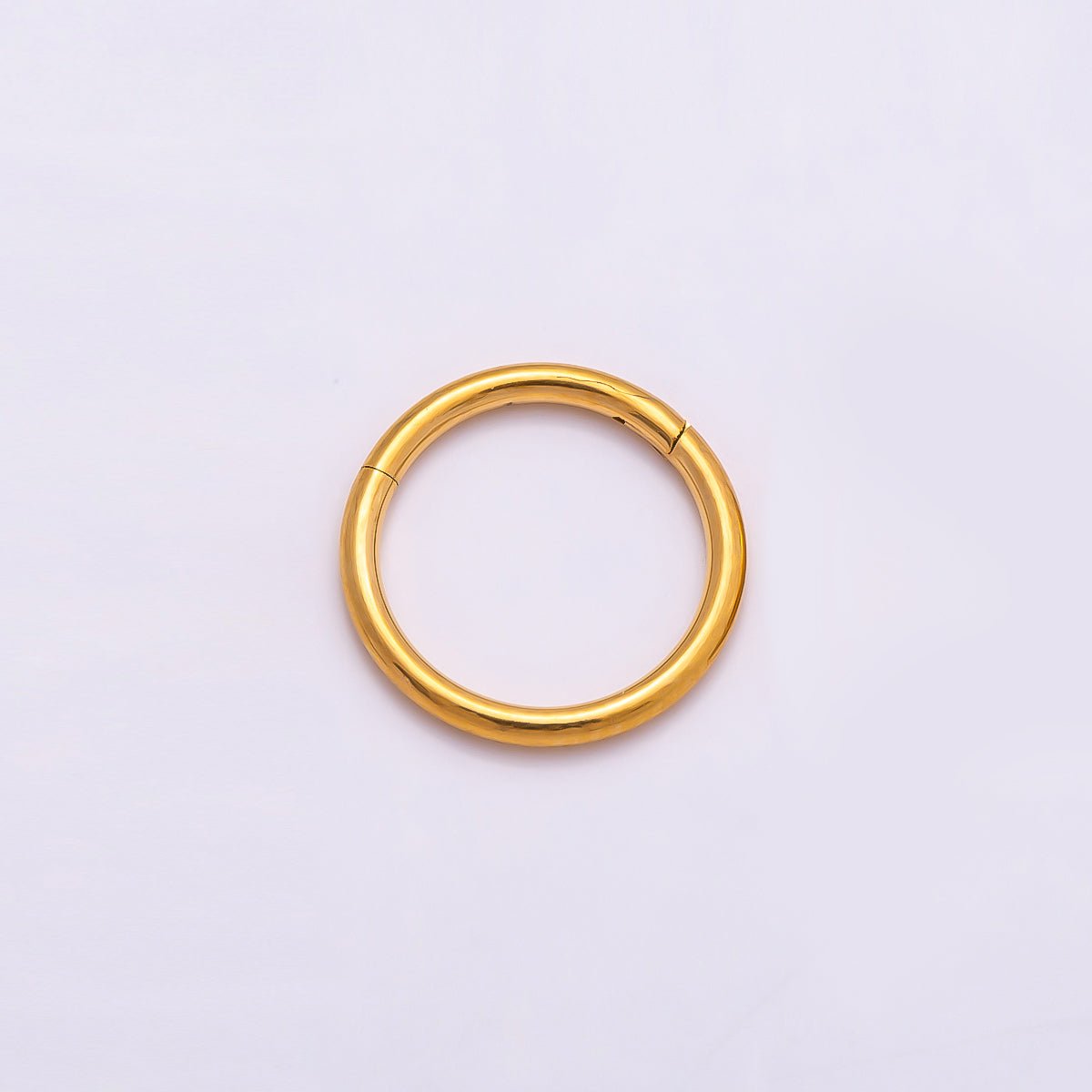 Titanium 10mm Minimalist Round Single Septum Cartilage Piercing Clicker | BJ-00138