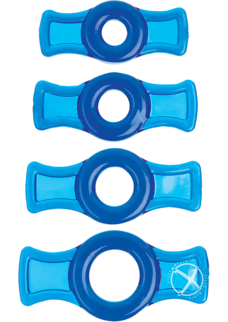 TitanMen C Ring Set Stretch-to-Fit Power Enhancers By Doc Johnson
