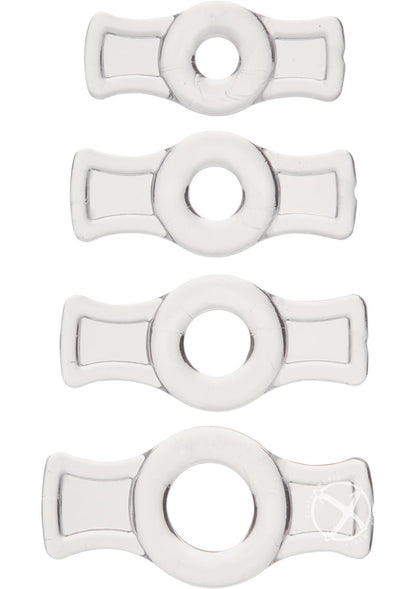 TitanMen C Ring Set Stretch-to-Fit Power Enhancers By Doc Johnson