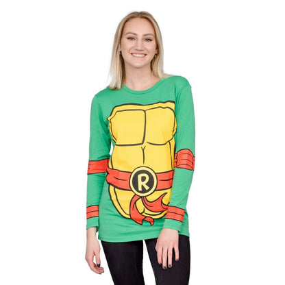 TMNT Long Sleeves Costume T-shirt &amp; Eye Mask