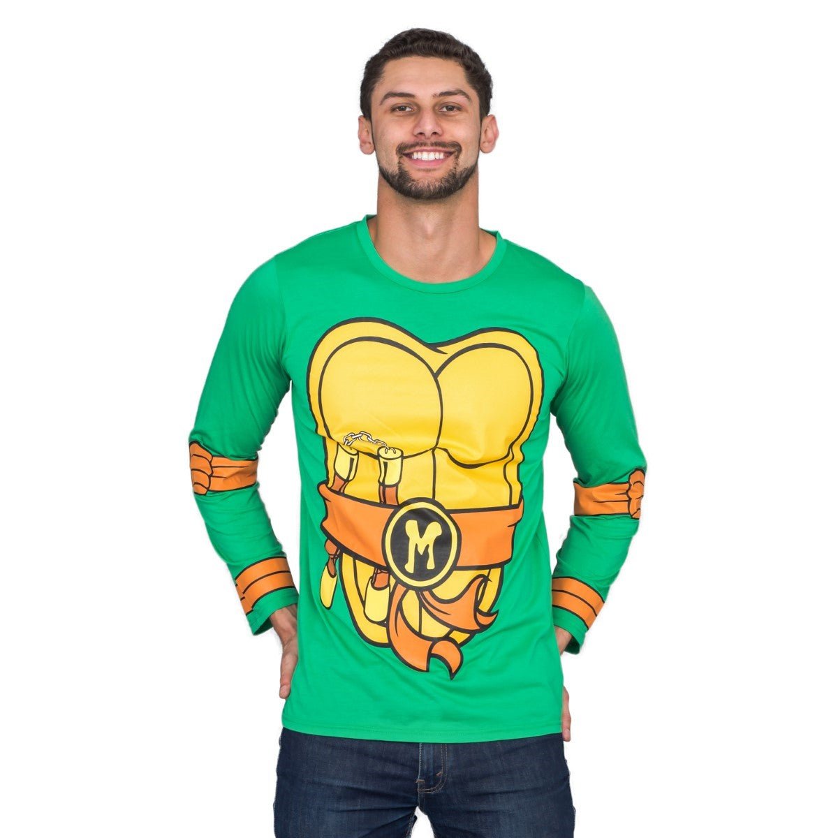TMNT Long Sleeves Costume T-shirt &amp; Eye Mask