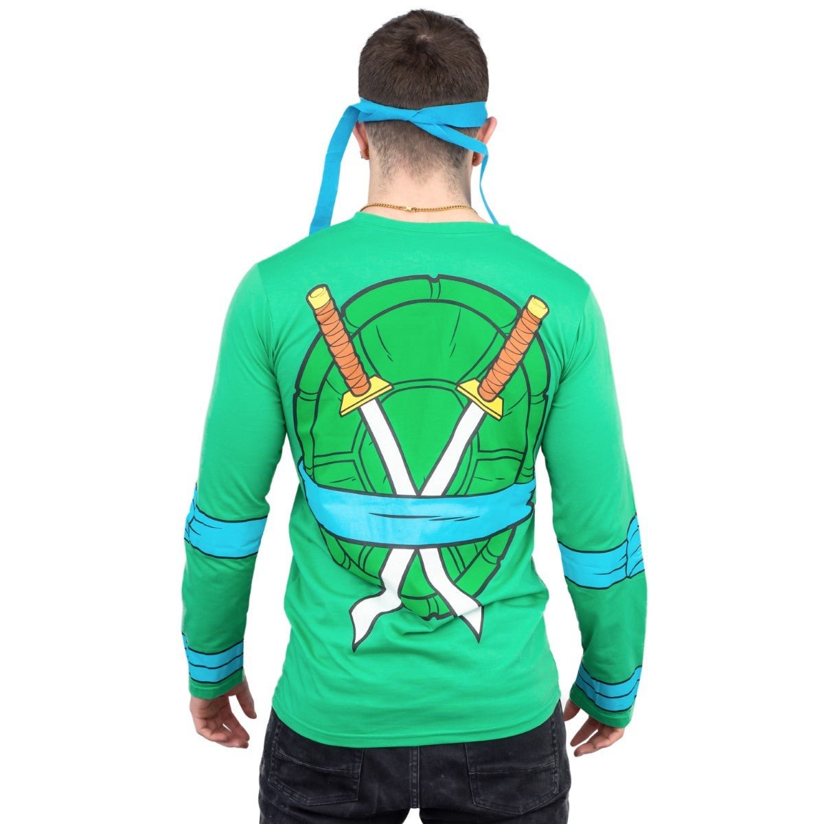 TMNT Long Sleeves Costume T-shirt &amp; Eye Mask