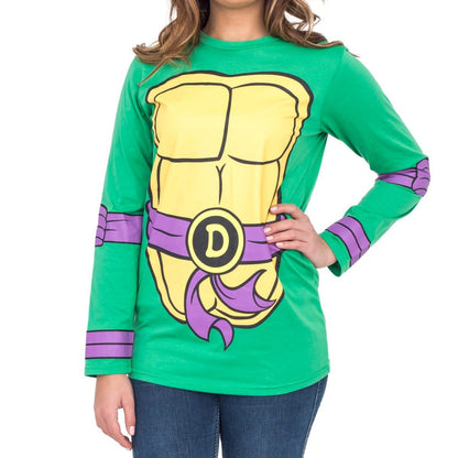 TMNT Long Sleeves Costume T-shirt &amp; Eye Mask