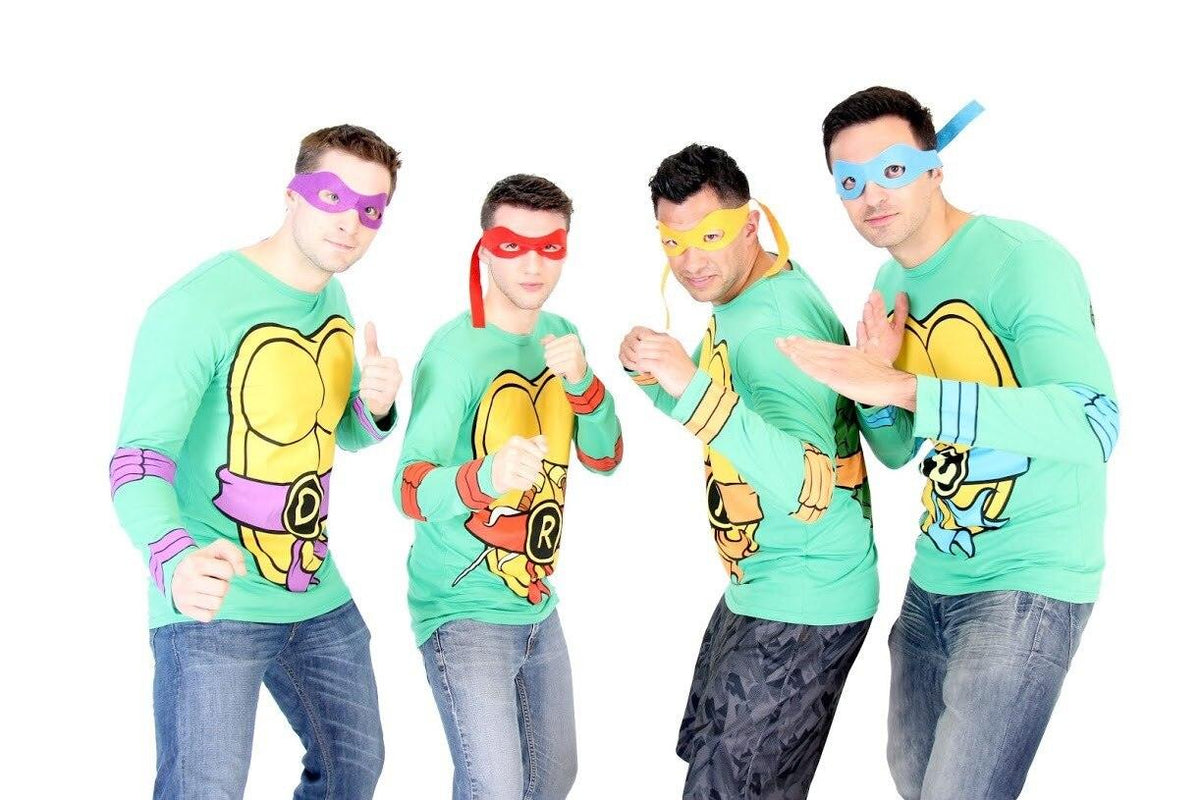 TMNT Long Sleeves Costume Toddlers T-shirt &amp; Eye Mask