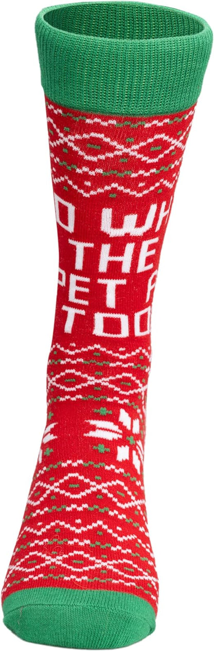 Todd and Margo Christmas Vacation Movie Funny Quote Adult Socks