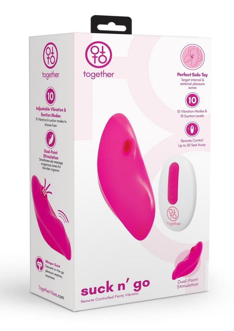 Together Suck n’ Go Remote Controlled Panty Vibrator