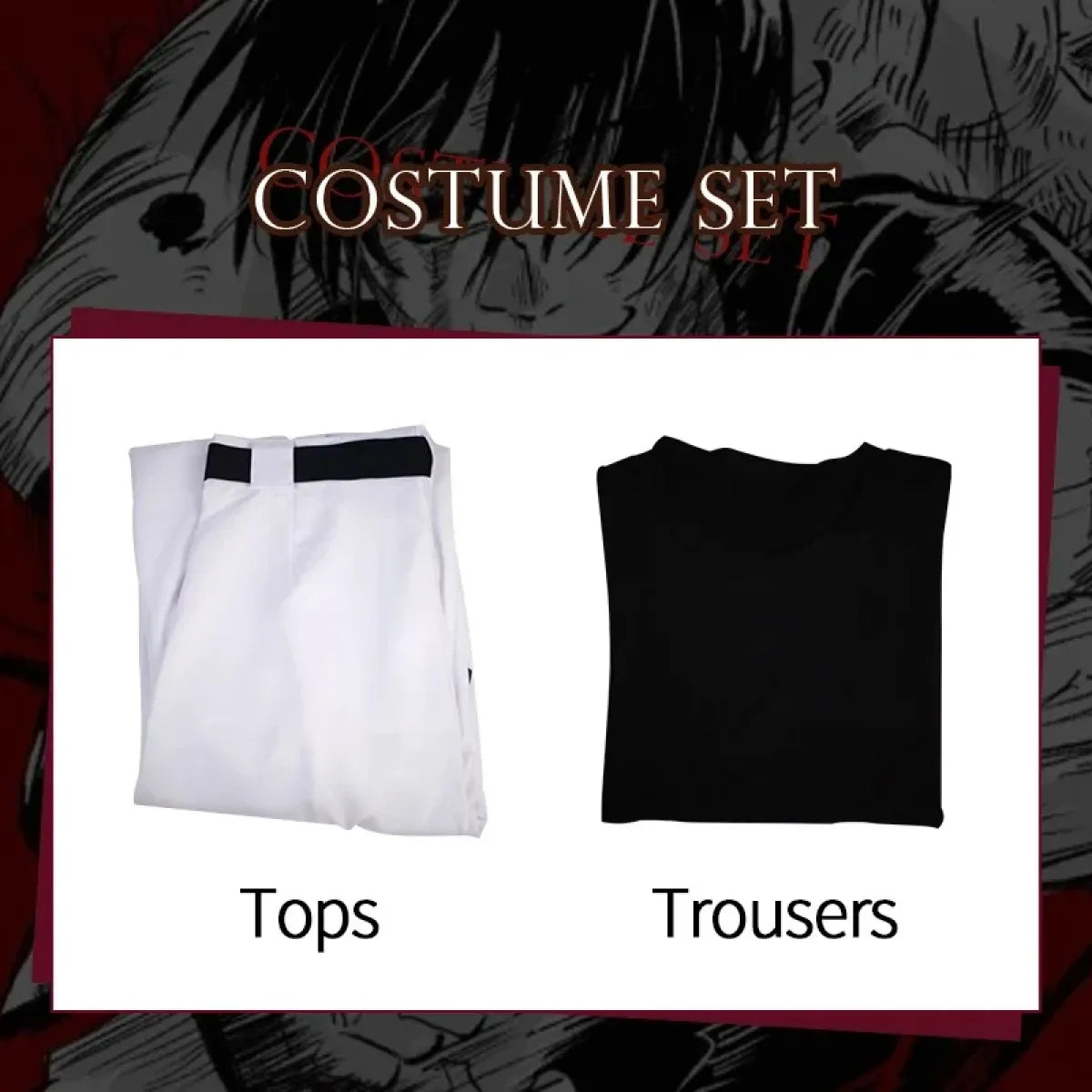 Jujutsu Kaisen Toji Fushiguro Cosplay - Sorcerer Killer Uniform &amp; Wig