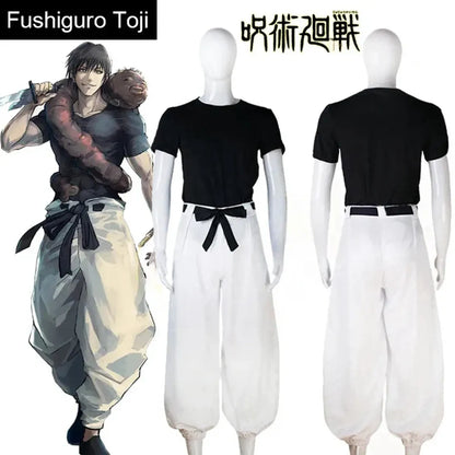 Jujutsu Kaisen Toji Fushiguro Cosplay - Sorcerer Killer Uniform &amp; Wig