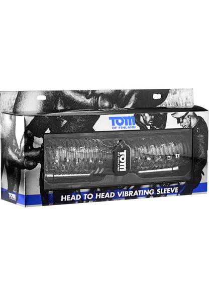 Tom of Finland Head to Head Vibrating Sleeve Double-Ended Toy