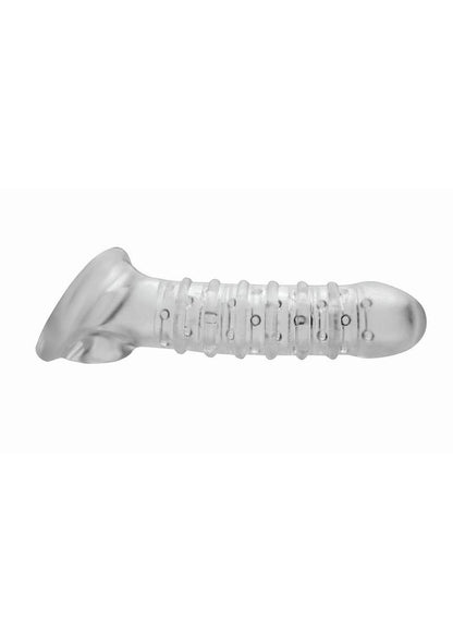 Tom of Finland Textured Girth Enhancer Clear Penis Sleeve