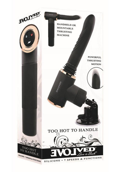 Too Hot to Handle Silicone Vibrator with 7 Speeds &amp; Functions