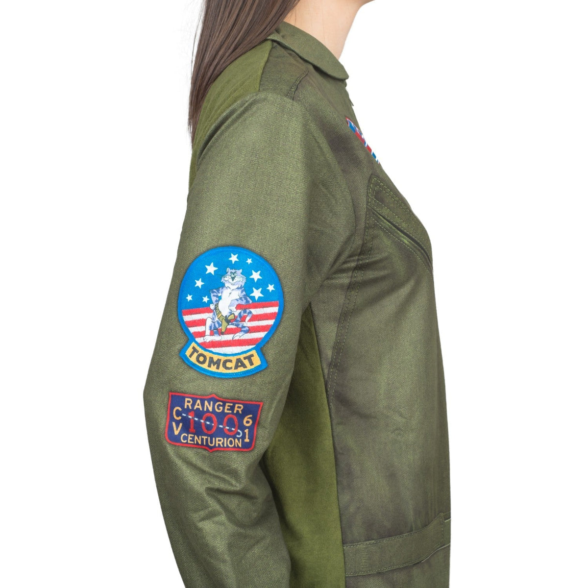 Top Gun Flight Suit Costume Pajama Union Suit