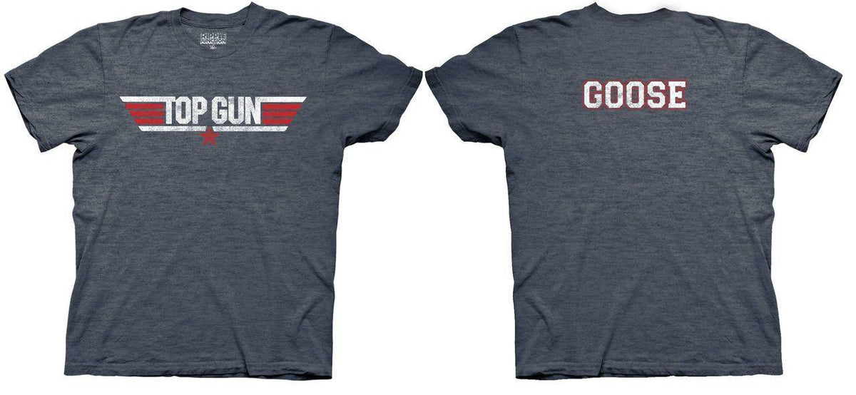 Top Gun Logo and Goose Name T-Shirt
