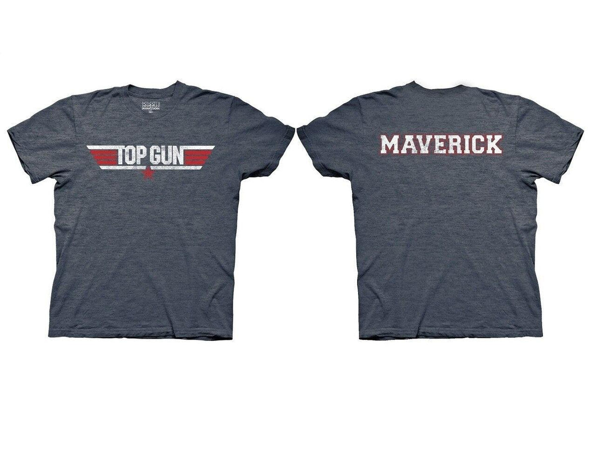 Top Gun Logo and Maverick Name T-Shirt