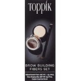 Toppik Brow Building Fiber Set Brown 1 Each Medium Brown